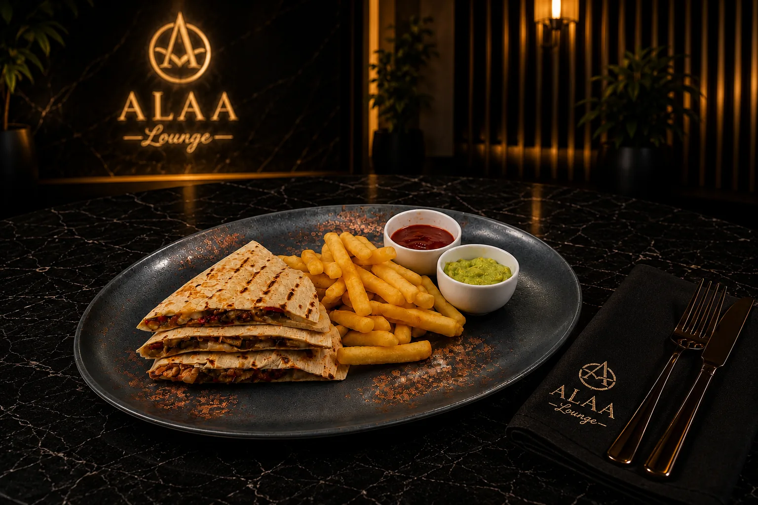QESADILLA CHICKEN